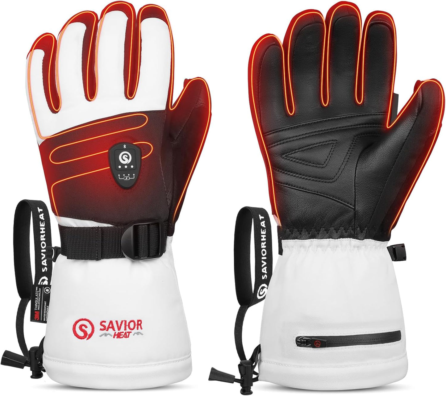 Guantes Térmicos, control por app, impermeables, recargables.