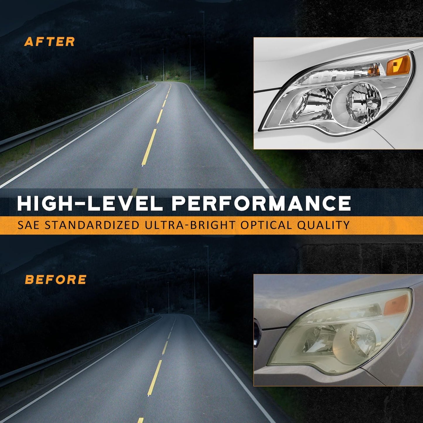 Conjunto de faros delanteros para Chevy Equinox, 2010-2015.