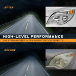 Faros Delanteros WEELMOTO Para Chevy Equinox 2010-2015
