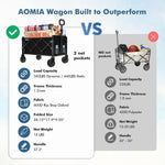 Carro Plegable AOMIA De Carga 360lb Con Ruedas