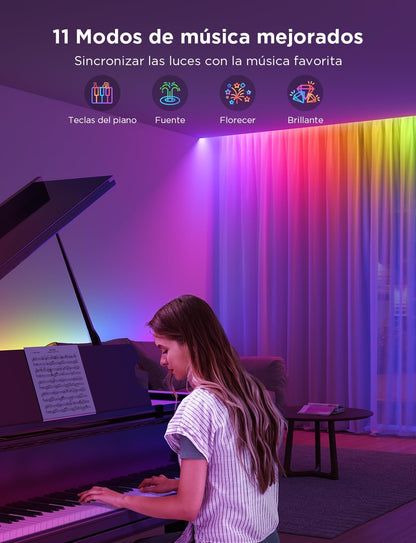 Tira de luces LED Govee H617C, 10 Mts, Modo de Música y Escena