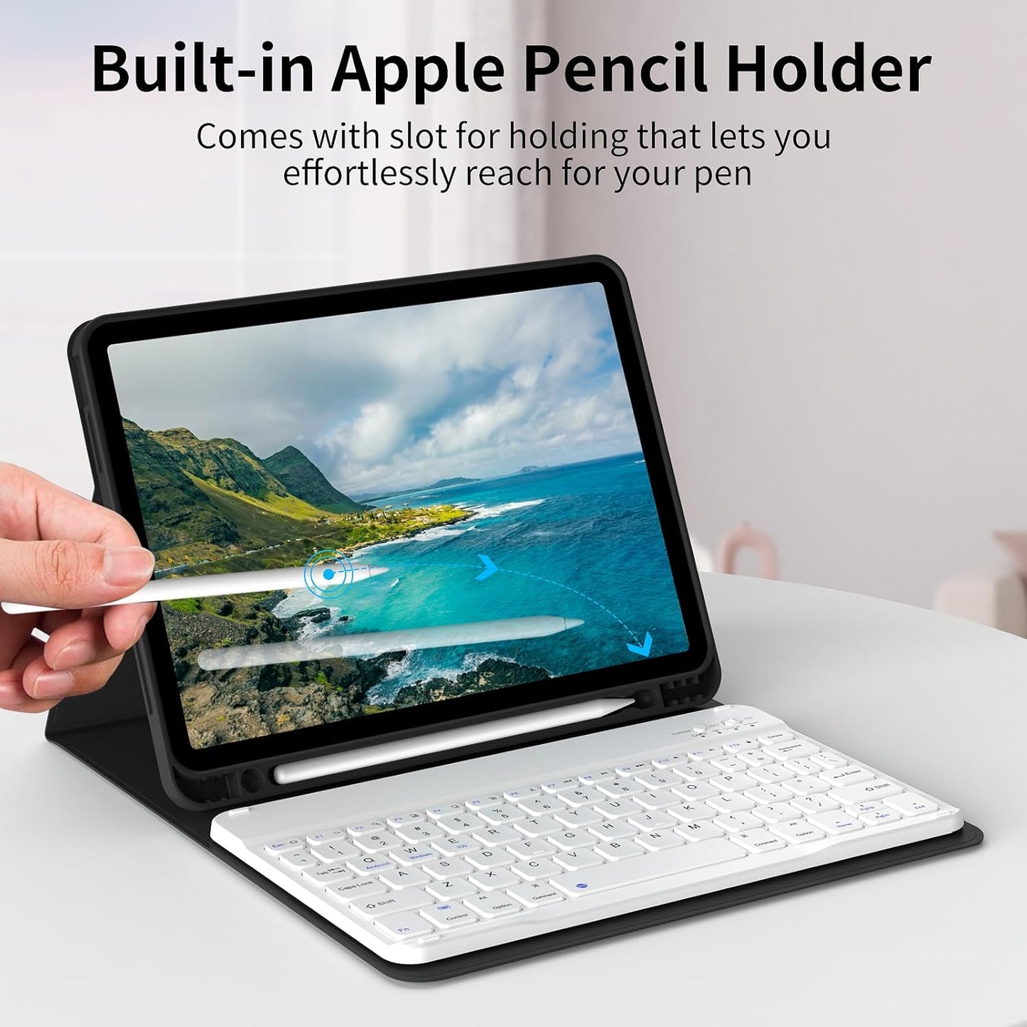 Funda con teclado para iPad Air 5/4 gen 10.9"