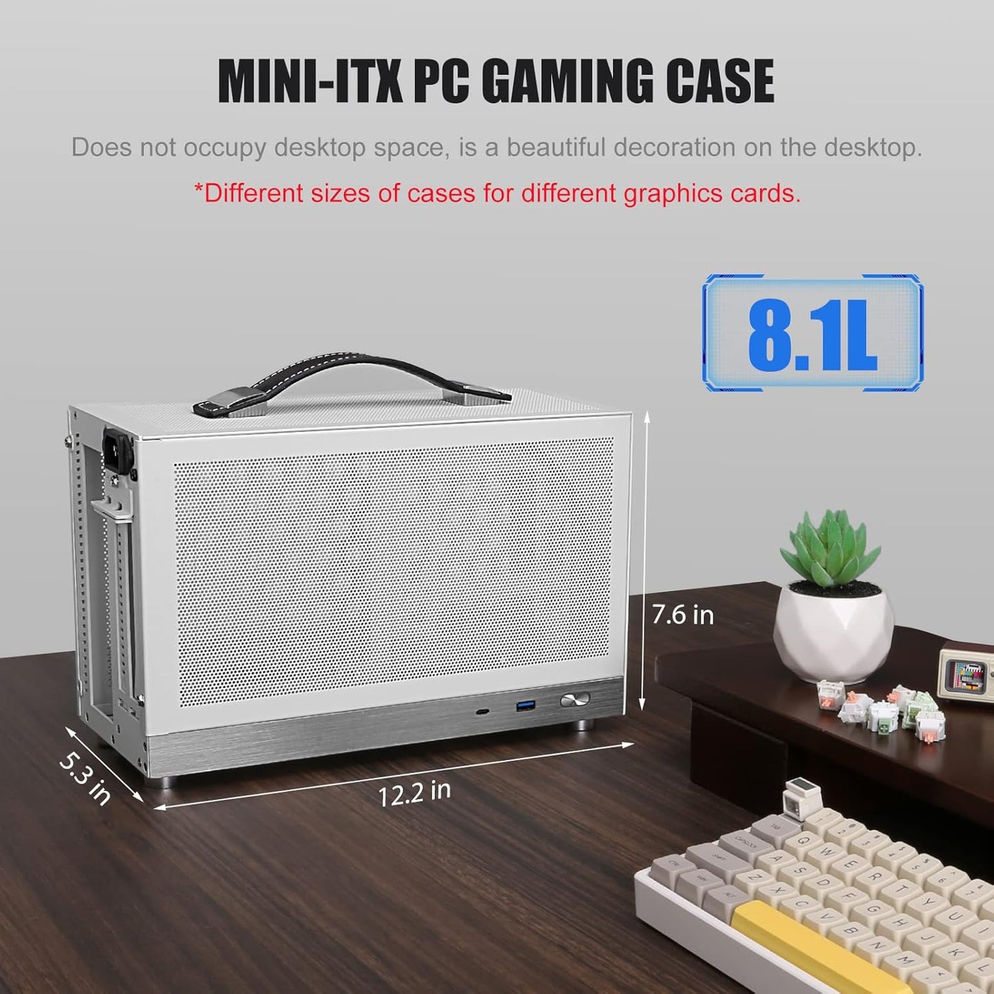 Gabinete pequeño para PC portátil, S300 - Mini-ITX PC