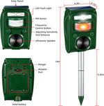 Repelente ultrasónico de animales sensor