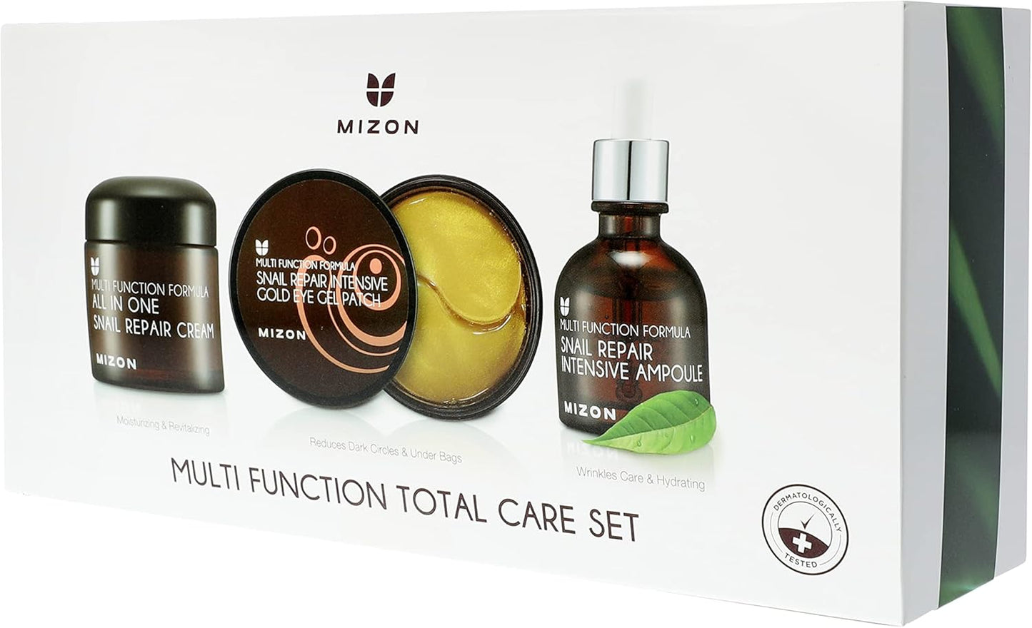MIZON, Juego de cuidado total, rutina de skincare, baba de caracol.