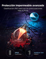 Guirnalda de Luces Govee H7025, 48 pies, RGBWIC Regulable, IP67.