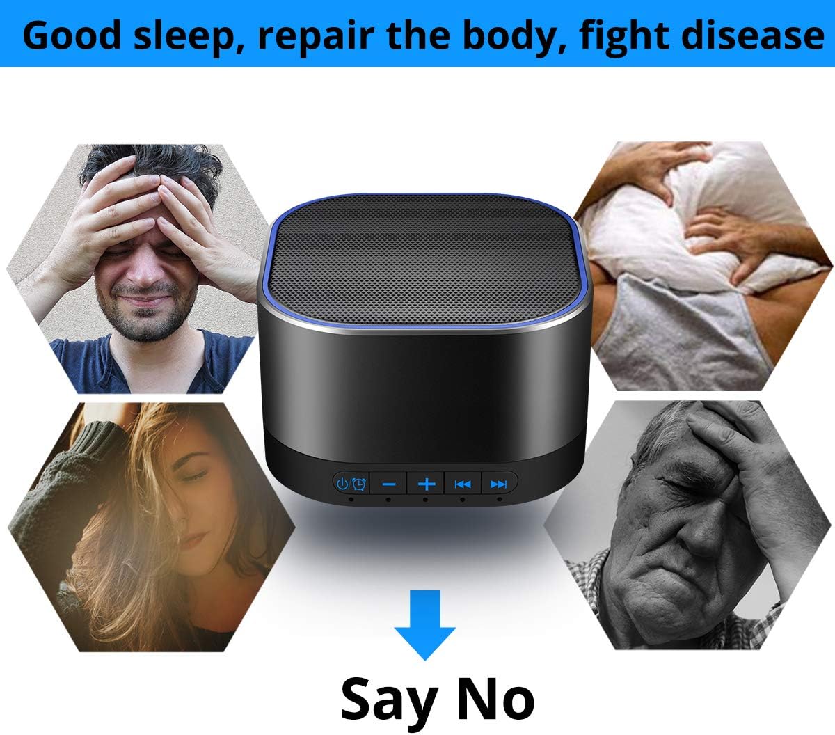 Máquina de ruido blanco Magicteam temporizador dormir