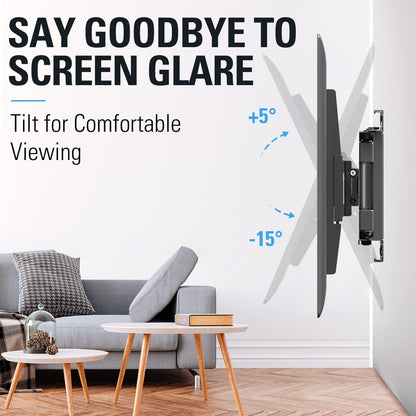 Soporte de pared, televisores de 32 a 65", Mounting Dream, brazo dual.