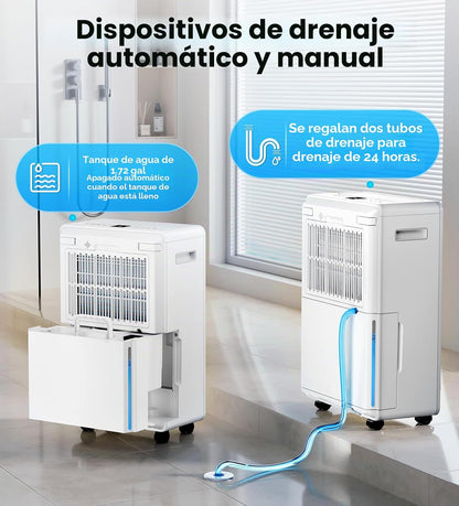 Deshumidificador Mionjo V3, de 4500 ft, control inteligente de humedad