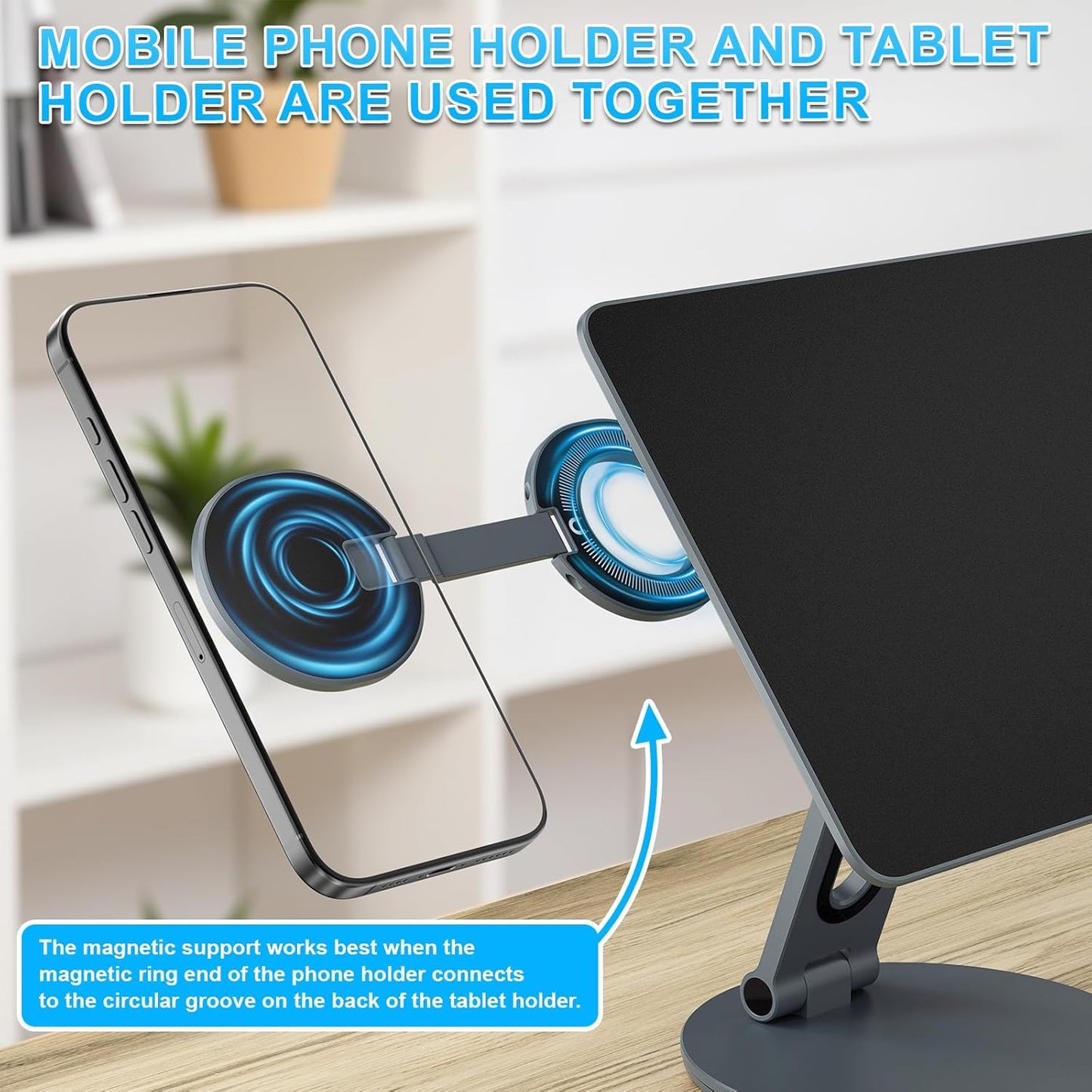 Soporte de carga inalámbrico magnético 2 en 1,  iPad Pro 11" M4.