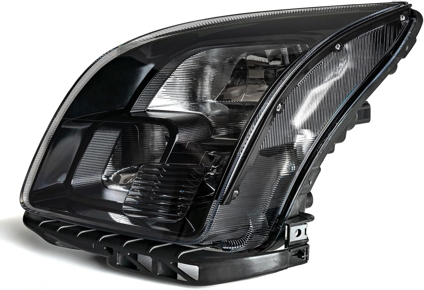 Faros delanteros para Ford Fusion 2006 2007 2008 2009, carcasa negra transparente