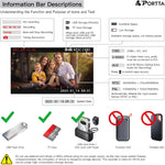 Convertidor de video a digital Portta, Comp. con VHS, VCR (No control)