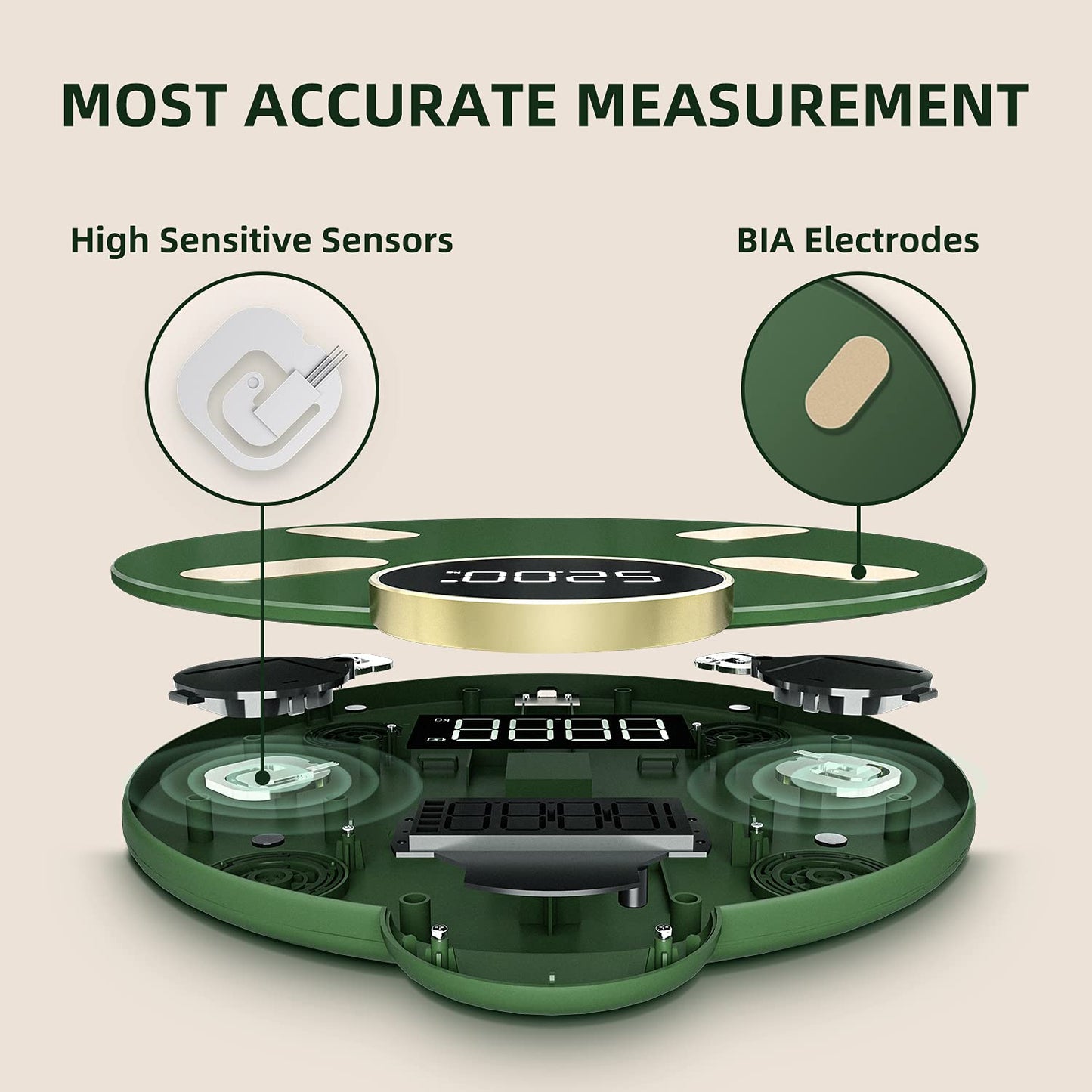 Báscula inteligente para peso corporal pesaje de grasa corporal