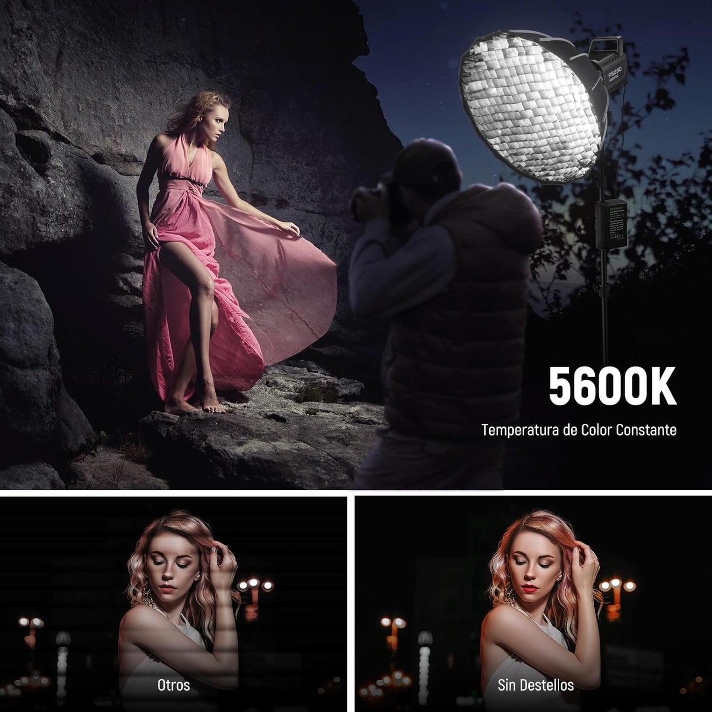 NEEWER FS230 Luz de Video COB de 230W