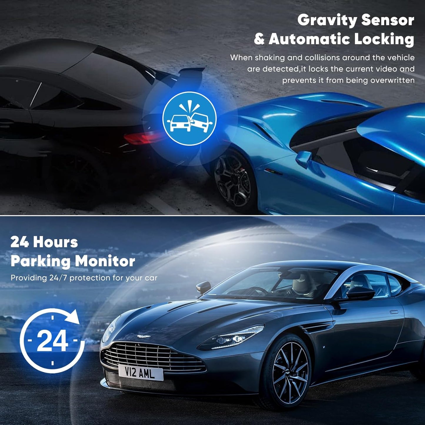 Dellfy dash cam Ultra HD delantera y trasera