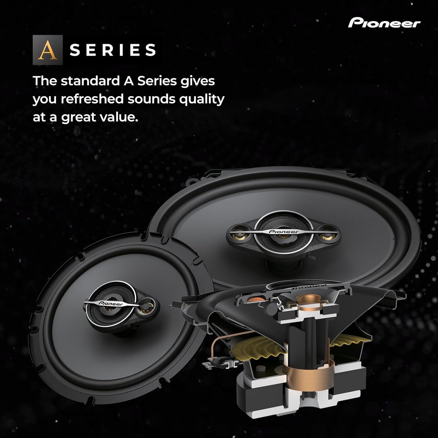 Altavoces coaxiales para automóvil 4 vías PIONEER TS-A6881F
