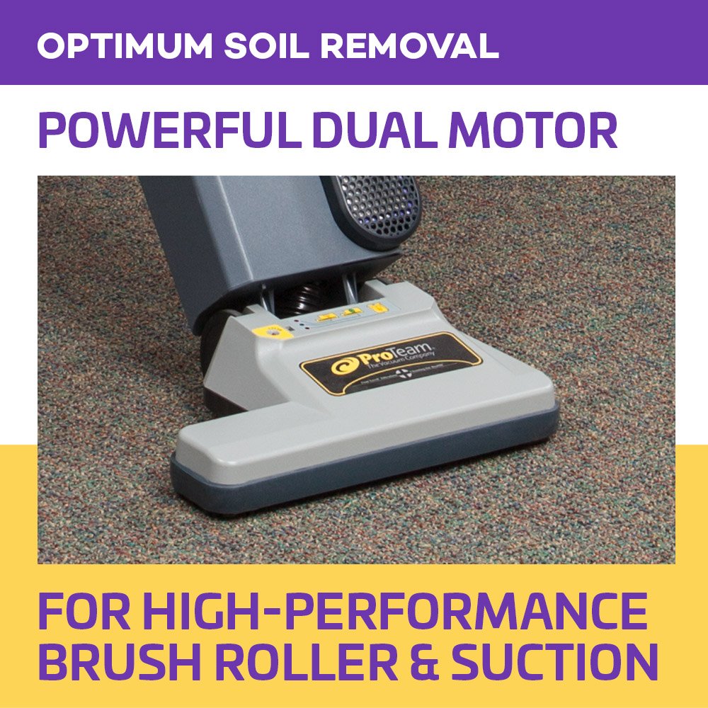 Aspiradora Vertical, Filtro HEPA, ProTeam ProForce 1500XP.