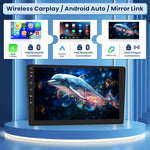Estéreo de coche inalámbrico, Fuluku, 2+64GB, Android 13 doble DIN.