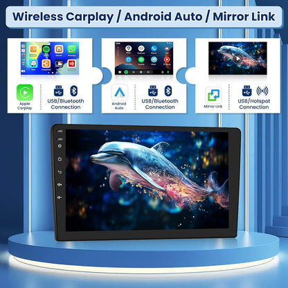 Estéreo de coche inalámbrico, Fuluku, 2+64GB, Android 13 doble DIN.