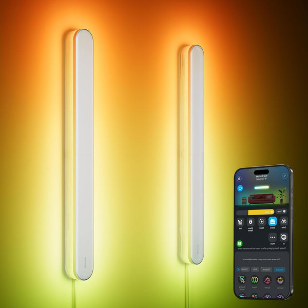 Juego de dos luces de montaje en pared Govee, Regulables (USADO)