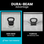 Colchón Intex Dura-Beam Standard 10" Alto, Matrimonial, Bomba de pie.