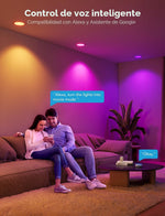 Iluminación empotrable inteligente Govee de 4", H601B luz LED RGBWW