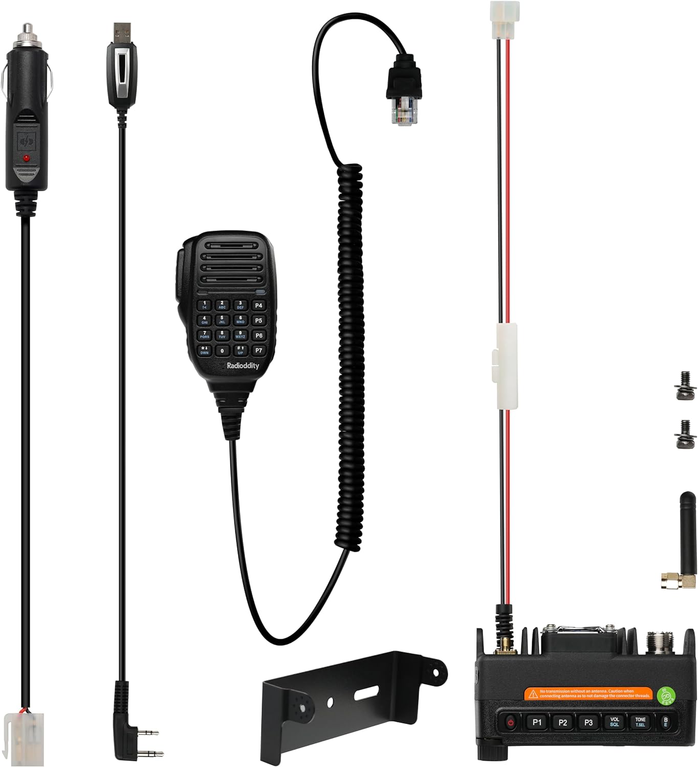 Radioddity DB25-D Radio móvil DMR de doble banda