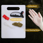 Juego de Cuchillos De Caza, Kit de 15 Piezas, Estuche ligero.