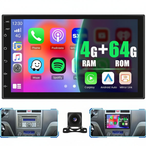 Estéreo 7" Bluetooth5.0 15 CarPlay Android Auto GPS