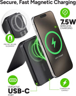 Cargador magnético Mophie Snap+ Juice Pack Mini con Soporte 5000 mAh