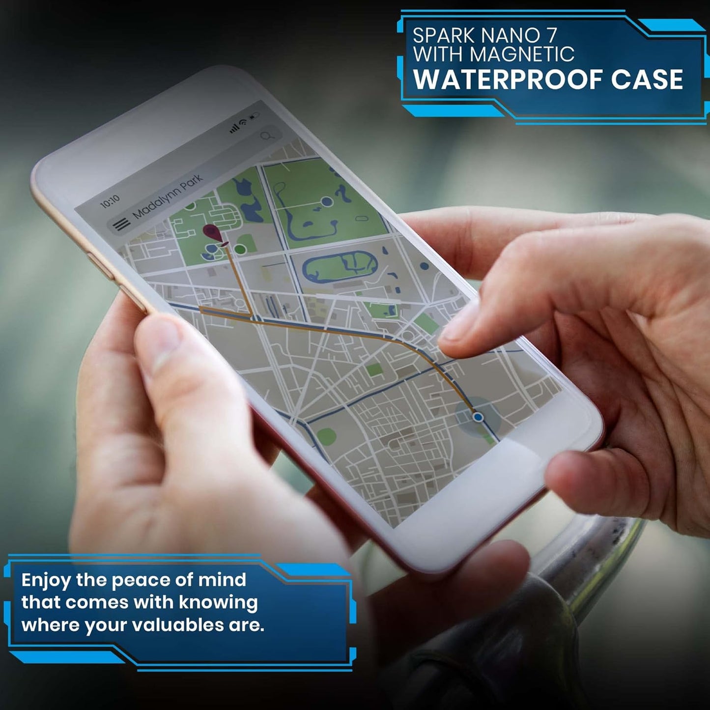 Rastreador GPS para vehículos Brickhouse Security Spark Nano 7