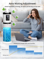 Humidificador de 8lts Nexva, cobertura de 500ft, difusor de aceite.