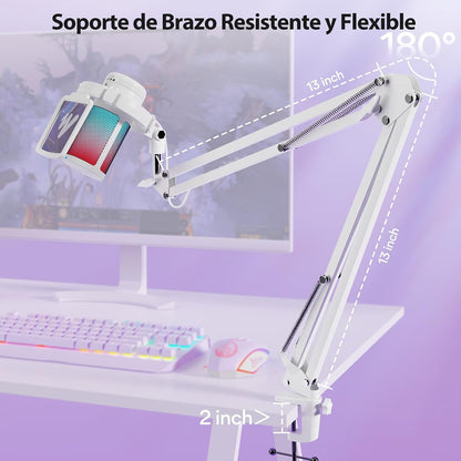 Micrófono Gamer Maono DGM20S USB RGB Para PC