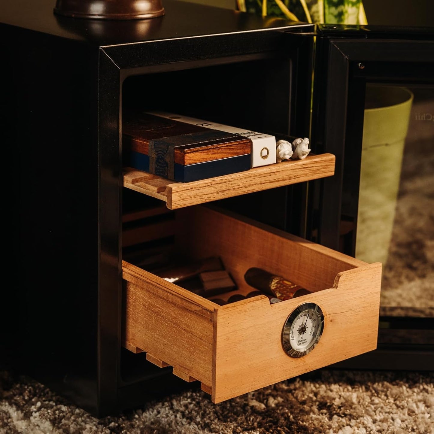 Humidores eléctricos 16L,Control de temperatura, para Puros KingChii