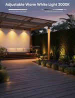 Luces de jardín Appeck C6612-E, con estacas RGBW, con control-App