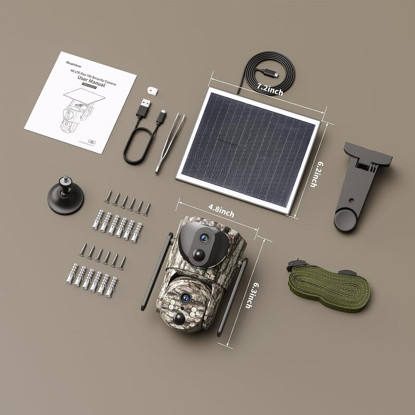 Cámaras de rastreo celular 4G LTE, cámara de seguridad.