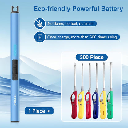 Encendedores (2) eléctricos para velas resistente al viento