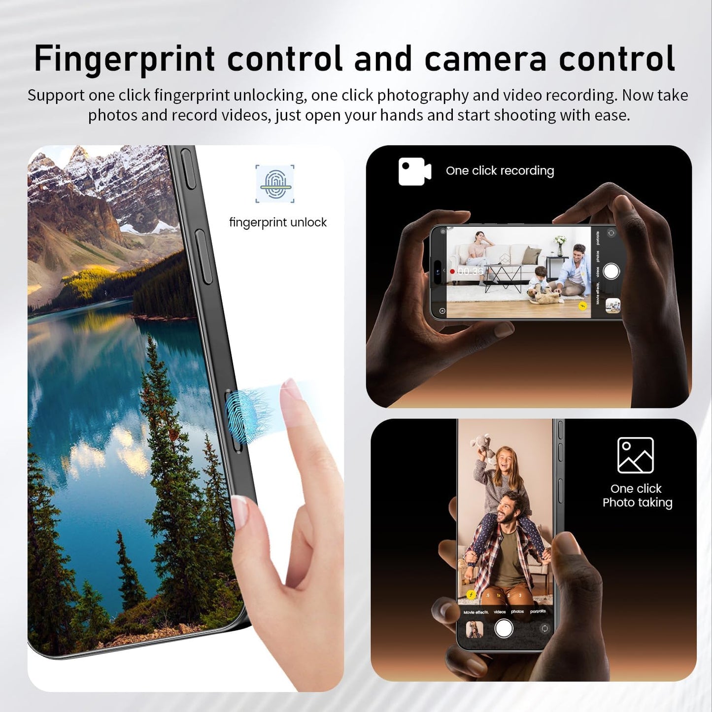 Huness I16 ProMAX, Teléfono celular desbloqueado,8GB+256GB