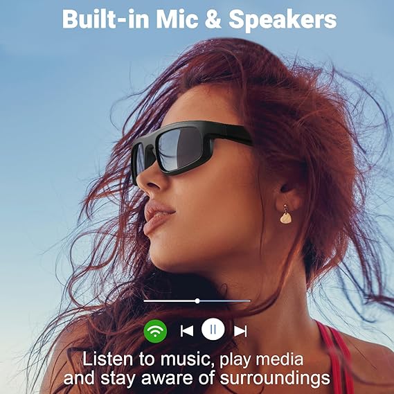 Gafas inteligentes, Lvtel M8 Pro, polarizadas, BT, altavoces.(USADO)