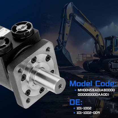 Motor Hidráulico compatible con Eaton Char-Lynn, Montaje de 4 Pernos.