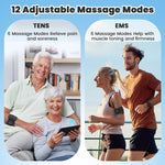 Estimulador Muscular Inalámbrico, 2 Juegos Dens, Alivio de Dolor.