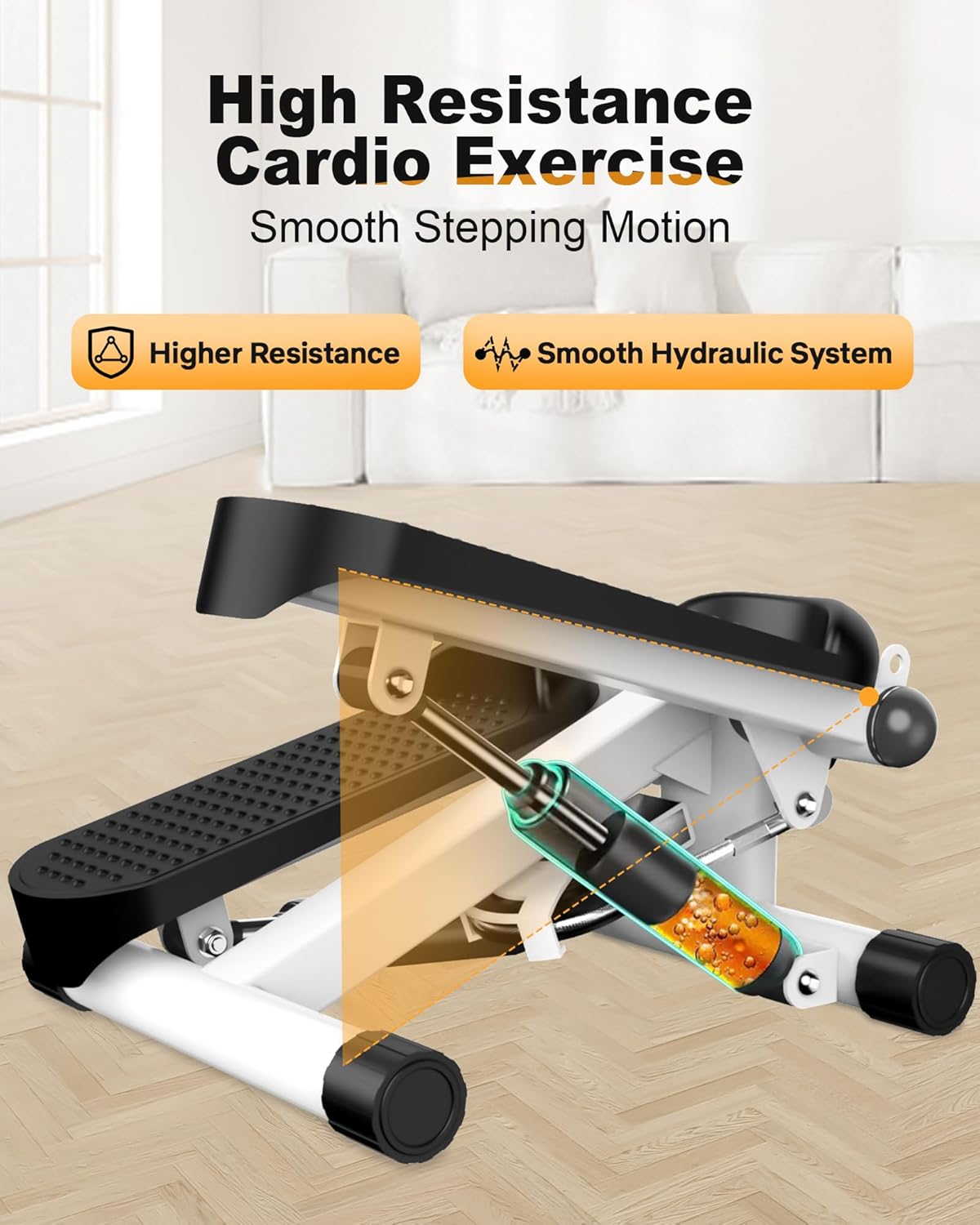 Steppers mini escalonera portátil,de entrenamiento  300 libras de capacidad de peso