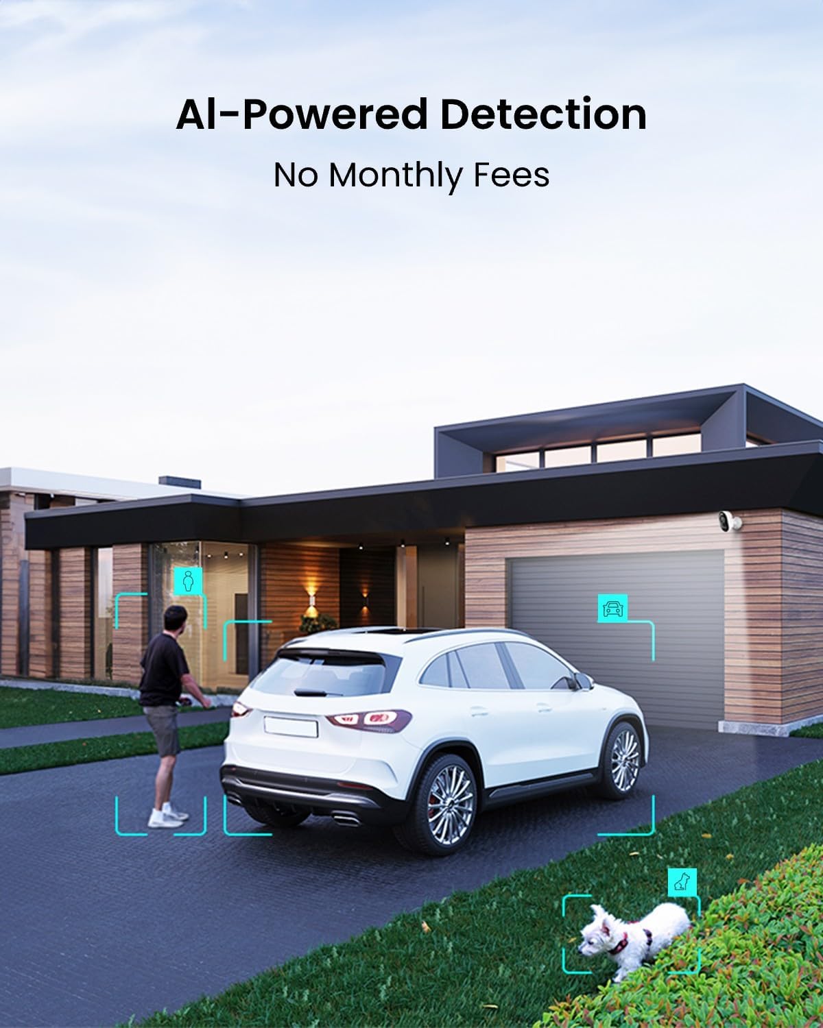 Cámara de seguridad para exteriores 4K, Reolink Lumus Pro.