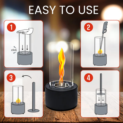 Lámpara Biográfica Sin Humo Para Decoración Del Hogar CROWN FIRE