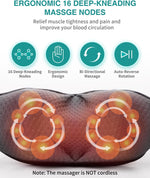 Masajeador Cuello Espalda Nekteck Shiatsu Inalámbrico Calor