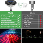 Paquete de 8 luces solares para camino de jardin, (USADAS).