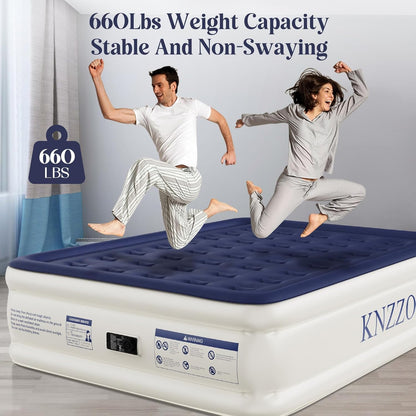 Colchón Inflable Queen KNZZO 80"x 60"x 18" (USADO)