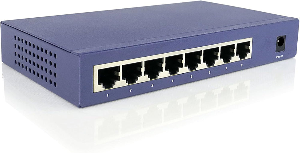 Switch Gigabit PoE+ de 8 puertos Plug and Play