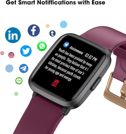 Reloj inteligente EURANS de 41 mm, podómetro, actividad física.