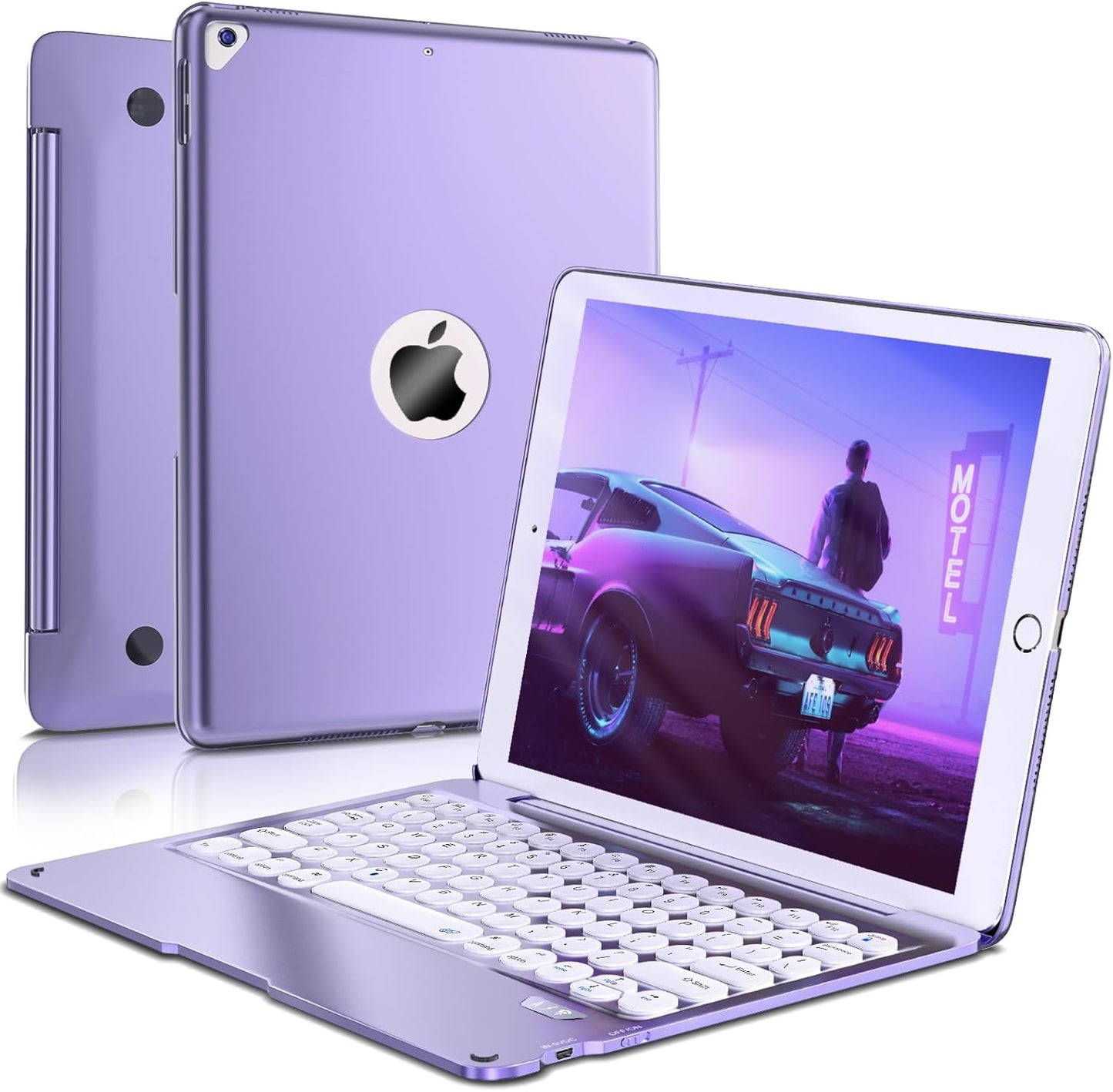 Funda iPad de 9/8/7 gen con teclado Bluetooth 10.5" (USADO)